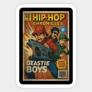 hip hop beastie boys Sticker